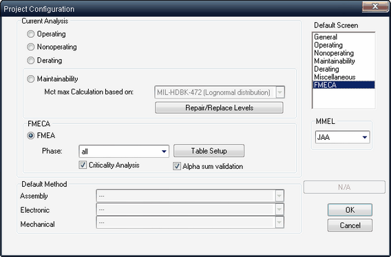 Project_Configuration_FMECA